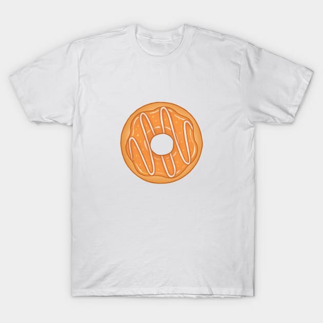 Orange Donut T-Shirt by MidaDesigns1